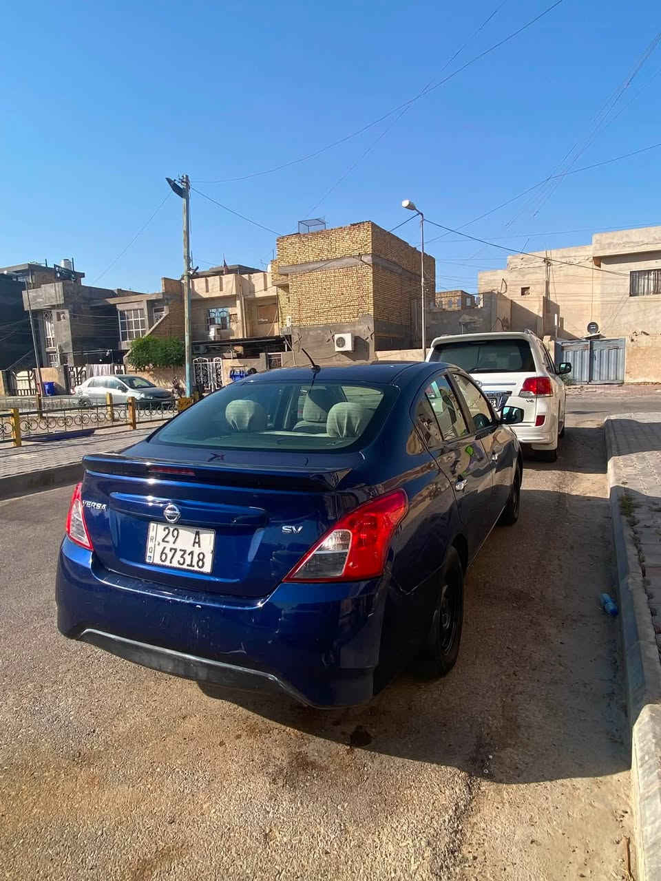 نيسان فيرسا 2019 للبيع
السياره حادثها مثل ما موضح ب صور وبيها صار جاملغ خلفي السعر 85 وبيها مجال 
للاستفسار ‭***********‬
