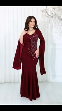 فستان • مقاسات ٣٨-٥٤ • قماش تركي