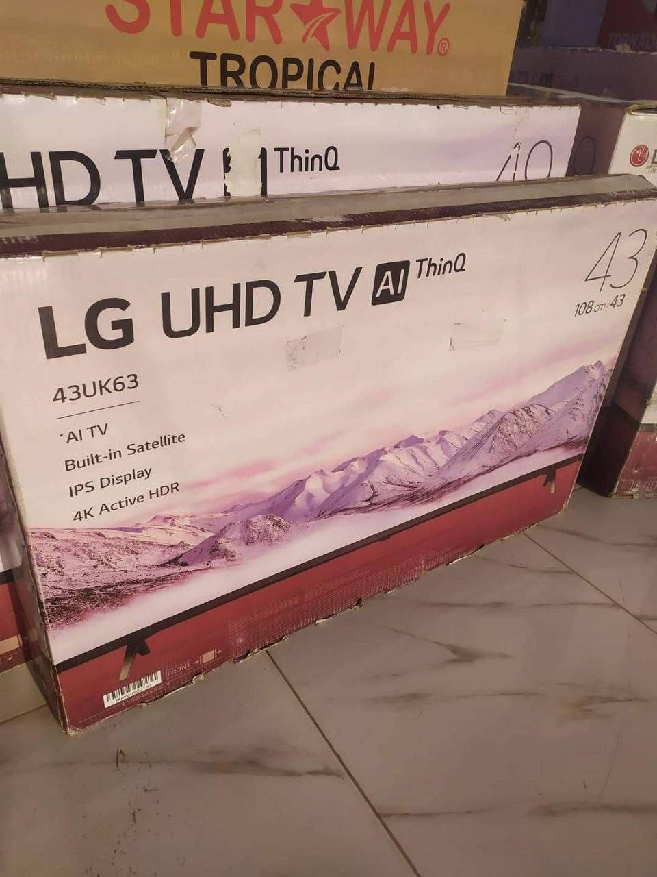 عروض الشاشات
▪️شاشه الحافظ 32 (32LG3) سمارت 200 الف✅
▪️شاشه الحافظ 43  سمارت 275 الف✅
▪️شاشه الحافظ 50 (50U5) سمارت 380 الف✅
▪️ شاشه الحافظ 50 كيو لد سمارت 440 الف✅ 
▪️شاشه الحافظ 55 (55U5)سمارت 460 الف✅
▪️شاشه الحافظ 65(65U5) سمارت 685 الف✅

🔼عروض شاشات (سامسونج +ال جي) :

▪️شاشه ال جي 43 سمارت (4K) 460 الف✅
▪️شاشه ال جي 50 (4K) سمارت 580 الف✅
▪️شاشه ال جي 55 (4K) سمارت 650 الف✅
▪️ شاشه سامسونج (4k) سمارت 585 الف✅ 
▪️شاشه ال جي 65 (4K) سمارت مليون و50 الف

توصيل بغداد مجاني

للحجز واتساب 
***********

