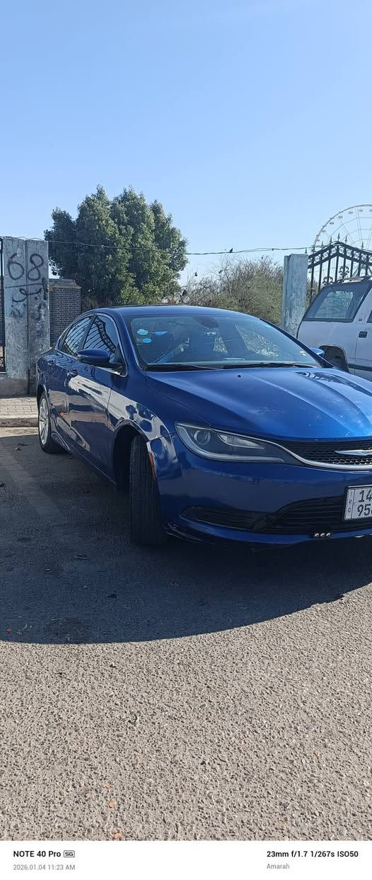 كرايسلر سي ٢٠٠
موديل ١٥ 
بسمي رقم بصرا 
رايد مراوس اوباما أو جارجر 
مكاني ميسان أريد فقط خصوصي 
تحياتي الكم ***********
كير محرك مكفول محرك ٢٤٠٠ 
بصمه تشغيل عن بعد
ادامه كامله 
تحديد مسار
شاشه اعطال
