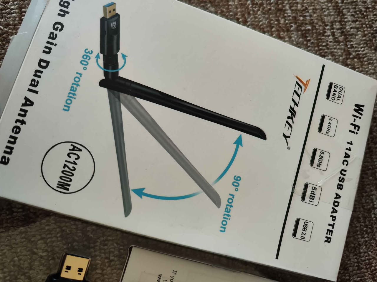 Wifi adapter Dual BAND 2.4 و 5.8GHz usb3 زۆر خێرایە و باشە السليمانية, العراق


**إذا كنت صاحب هذا الإعلان وتريد حذفه لأي سبب، رجاءا أرسل رسالة إلى الدعم الفني**