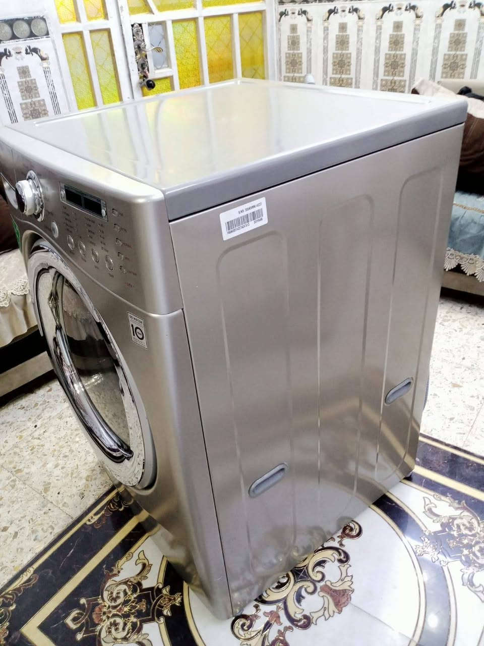 سلام عليكم غساله فول اوتوماتيك ايلجي اصلي جانبي وكاله اخت الجديده فول غنيه عن التعريف حجم كبير بطانيه ١٥ كيلوو انفيرتر اقتصادي غسل وتجفيف وتنشيف وبخار كوي انفيرتر اقتصادي السعر ٧٠٠ مكاني بغداد متوفر توصيل ***********
