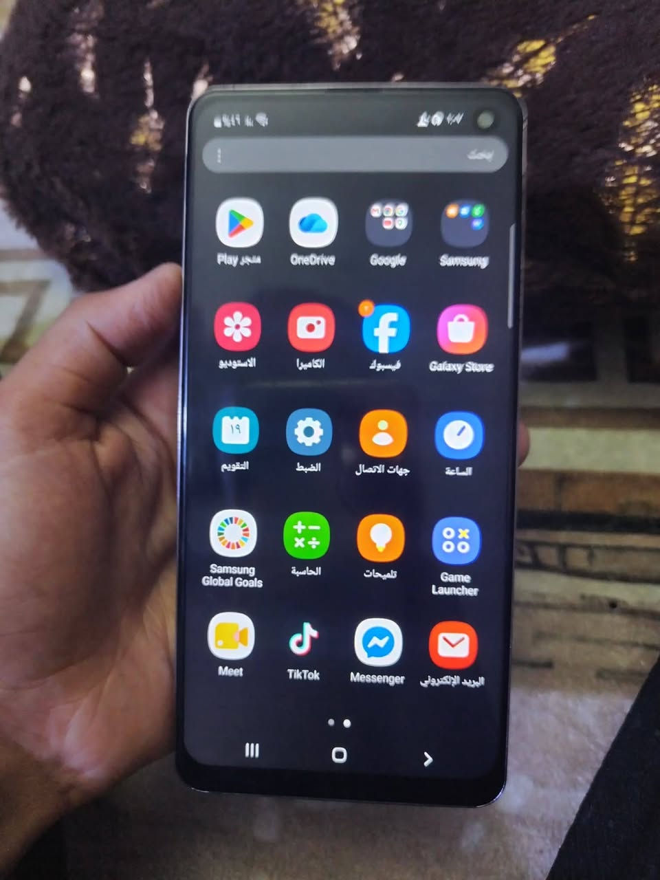 للبيع Samsung Galaxy S10 العادي
الذاكرة: 128GB | شريحتين
الحالة: نظيف - مبدل شاشة وظهر اصلي فقط
البصمة: الوجه شغالة - الاصبع واكفة
السعر: 180 ألف وبيه مجال بسيط
المكان: بغداد - المشتل شارع المطبك
واتساب: ***********
للبيع فقط بدون مراوس | لا يوجد توصيل
