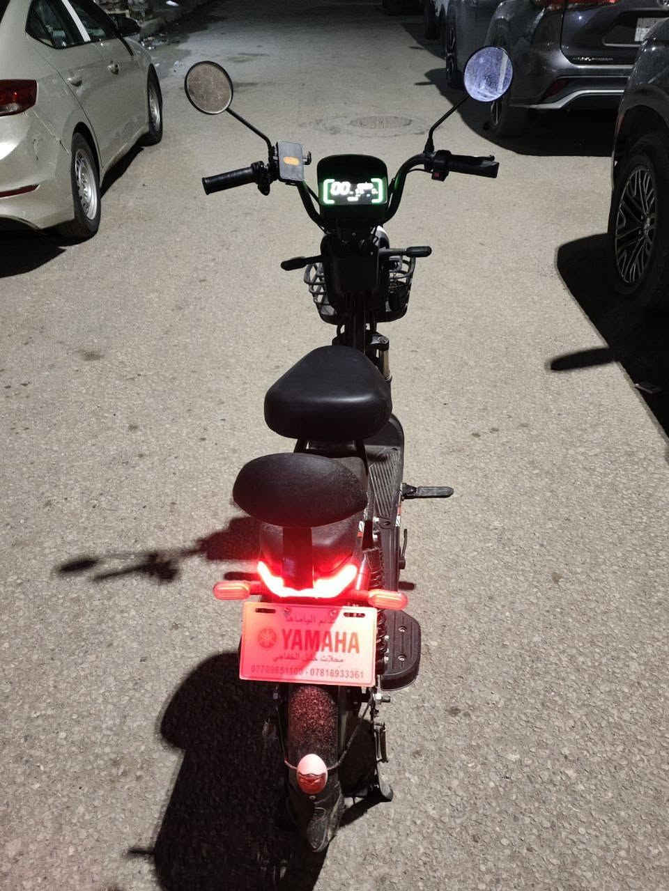 باسيكل شحن جديد تخلص من البانزين والعطل سعر 400 الف
ملاحظة ماخذينه 550 الف وسبب البيع احتاجيت واريد ابيعه وبالعافية على اللي ياخذه

رقم الهاتف ***********
