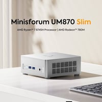 MINISFORUM UM870 SLIM mini pc ميني بيسي  مواصفات قويه للمهندسين واصحاب...
