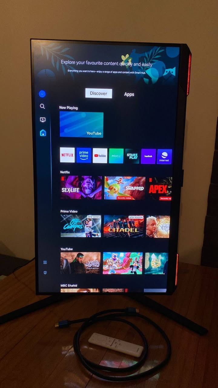 Samsung Odyssey G7 28” Gaming Monitor
• شاشة 28 إنج
• دقة 4K UHD (3840×2160)
• معدل تحديث 144Hz
• زمن استجابة 1ms
• نوع البانل IPS
• دعم HDMI 2.1
• دعم DisplayPort 1.4
• يدعم HDR400
• يدعم G-Sync / FreeSync Premium Pro
• مناسب للبلايستيشن 5 والـ Xbox والـ PC
• منفذين HDMI + USB Hub
• شاشة نظيفة جدًا، بدون مشاكل أو بيكسلات ميتة
نضافة ميه بالميه

المكان : بغداد / السيديه
السعر : ٤٥٠ الف وبيهه مجال
رقم الهاتف : ***********
