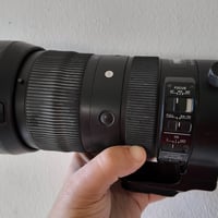 عدسة كانون 70.200 فتحة 2.8 سبورت فقط 500 الف  فتحه 2.8   جيل 3 الإصدار...