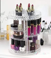 منظم مكياج دوار • مستلزمات تجميل
