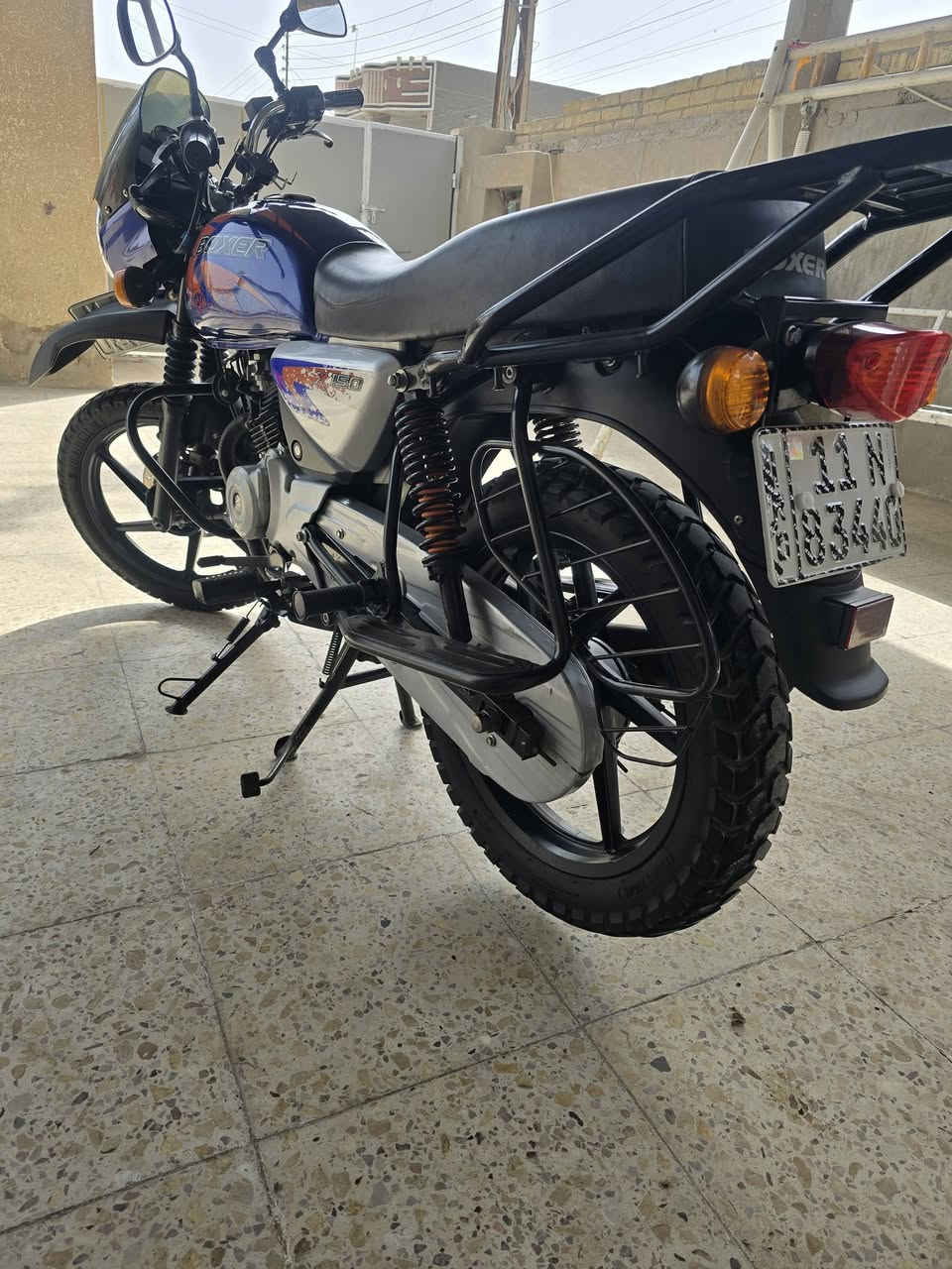 سلام وعليكم دراجه للبيع بوكسر موديل  23السعر 2500 مكاني ابو غريب  لوحه وسنويه هزه جديده رقم بغداد   ***********
