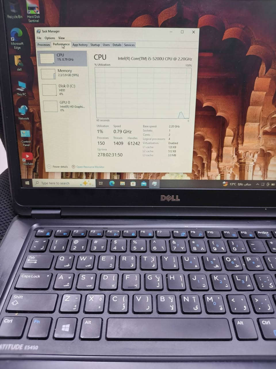 ‏السلام عليكم
‏Dell latitude E5450 
‏Core i5 الجيل الخامس نظيف سلم نحيف حجم 14
‏رام 4 كيكا قابل للتطوير كارت شاشة
‏ HD Graphics 5500
‏هارد 500 HDD يحتوي على جميع المنافذ
‏بطارية ممتازة بالشحن ملحقاتة شاحنة 
‏السعر ١٣٠ الف 
‏ملاحظة غير مبري الذمة اللي يحجز ومايستلم الطلب


**إذا كنت صاحب هذا الإعلان وتريد حذفه لأي سبب، رجاءا أرسل رسالة إلى الدعم الفني**