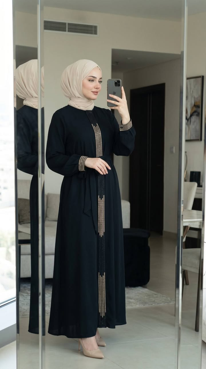 الشياكة كلها بالعباية ✨✨✨✨✨✨

عباية طلعة اكابرية سادة سحاب مخفي مع تطريز دهبي واسود ناعم مع زنار وزر ع الكم التفاصيل مميزة جداً ✨✨✨✨✨
قماش قطر الندى اتقل قماش ع اللبس راقية كتير وما بتجلي 🔥🔥🔥🔥

الوان 2 اسود تحلاية ذهبي واسود تحلاية اسود 

 مقاسات كبيرة وصغيرة لتلبية الجميع : 110 مقاس من 42 لل 54 برياحة

*بسسسسعر

توصيل ضمن الشام وشحن للمحافظات 
بضاعة تجارذ


**إذا كنت صاحب هذا الإعلان وتريد حذفه لأي سبب، رجاءا أرسل رسالة إلى الدعم الفني**