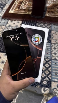 ايفون ١٦ برو ماكس • بطارية ١٠٠ • دورات ١٠٥