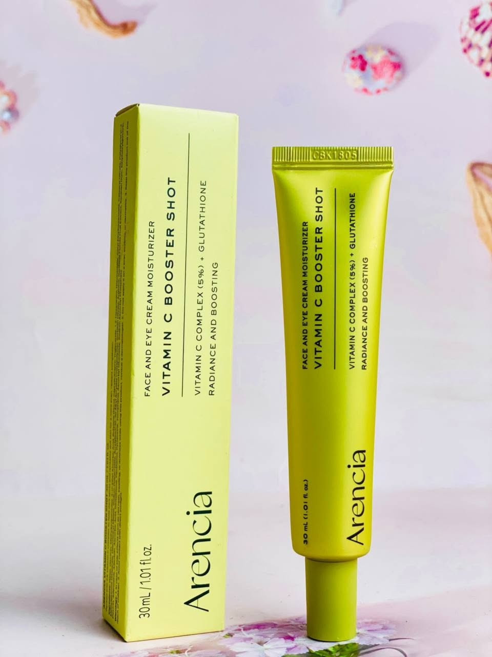 ✨ شوفوا شنو وصل عدنا 😍💛

Arencia – Vitamin C Booster Shot
كريم للوجه وتحت العين بتركيبة خفيفة وناعمة ✨

إذا تريدين إشراقة وترطيب بدون إحساس دهني فهذا الخيار إله مكان بروتينج 👌💛

🍋 فيتامين C يساعد على إعطاء البشرة مظهر أكثر إشراقاً وتجانس
✨ يساعد على تقليل مظهر البهتان والتعب
👁️ مناسب للعناية بمنطقة تحت العين
💧 ترطيب خفيف بدون ثقل

النتيجة؟
بشرة تبين أنضر… أهدى… ومظهر حيوي أكثر 😍✨

📩 للحجز والاستفسار راسلينا
🇰🇷 كوري أصلي

#Arencia #VitaminC #عناية_بالبشرة #كريم_وجه #تحت_العين نضارة ترطيب كوزمتك بشرة_صحية كوريا عناية_يومية 💛


**إذا كنت صاحب هذا الإعلان وتريد حذفه لأي سبب، رجاءا أرسل رسالة إلى الدعم الفني**