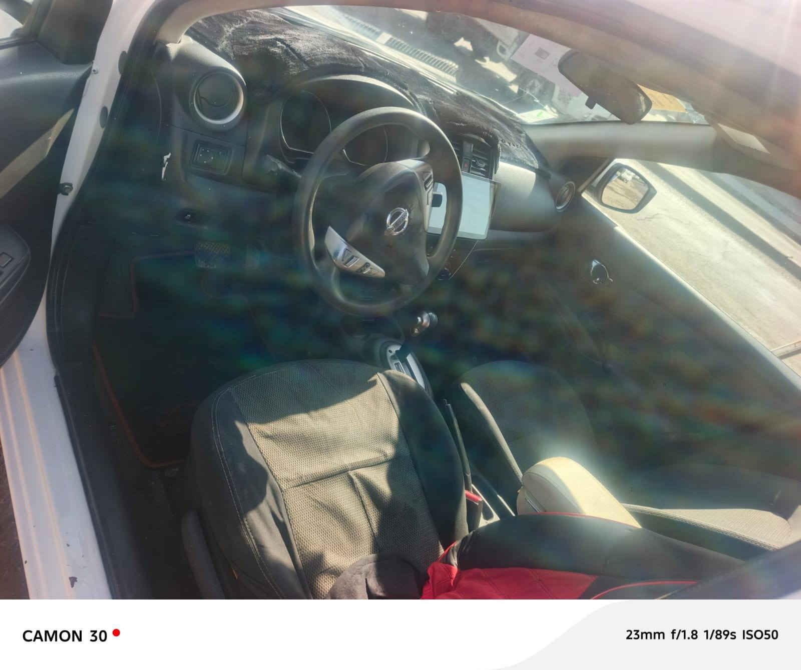 نيسان 2017 فيرسا حادث باب وجاملغ خلفي بيه مكانات صبغ كير مكينه تبريد كفاله حداديه جاهزه تحويل مباشر السعر 77 رقم الهاتف ***********
