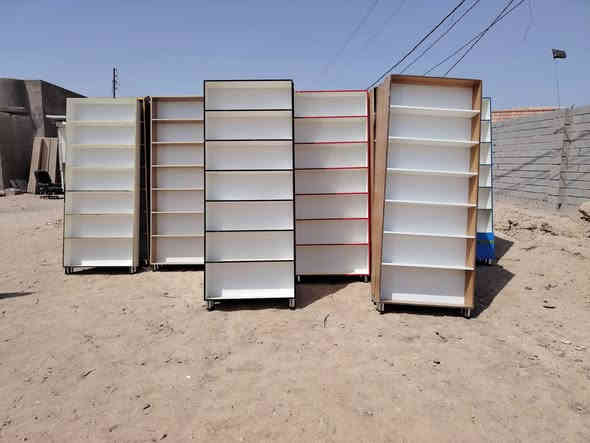 العلق تم حدد مكانك توصلك الاسعار مكان #البصرة #بغداد
(#لا #يوجد #توصيل #محافظات #حاليا) 

تم وصول فاترینات جميع الوان 

* عرض خاص 5 القطع *   

ما يهمنه صعود أسعار الخشب جوه سوك 

الخشب((mdf) وليس ملامين 

ملاحظه العرض 5 قطع فوق 

من لديه الحجز يارت يجي يستلم بضاعه

فاترينات خشب جميع الألوان 

20*100 ارتفاع 250سم

30*100 ارتفاع 250سم

مكان #البصرة #البصرة 

 يوجد توصيل داخل البصرة فقط

يوجد فرع في #بغداد 

(#لا #يوجد #توصيل #محافظات #حاليا) 

 *********** واتساب وانتصال

ملاحظه السبب عدم الذكر الا.سعار انحضر
