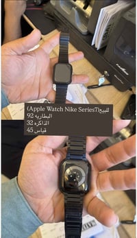 أبل واتش نايك • بطارية ٩٢٪ • مقاس ٤٥