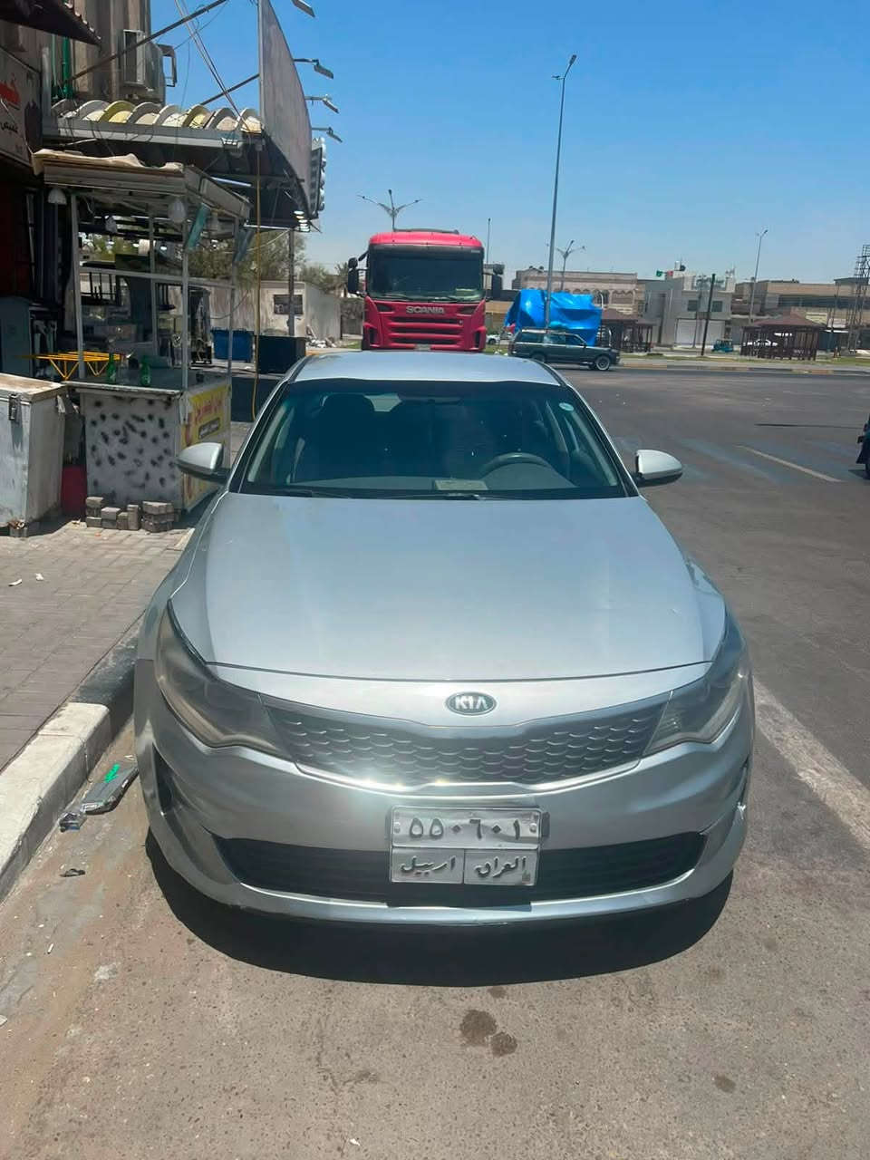 ''للبيع''
Kia Optima ‘’2017’’ 
خليجي كفاله من الضربه بيهة مكانات صبغ فقط 

السيارة جاهزة 'مكينة''كير ''حدادة' 
رقم أربيل (تحويل وكاله ) 
السعر ''125$’’ ورقه وبيهه مجال للشراي 
مكان السياره البصره الحيانيه 

للاتصال ***********

