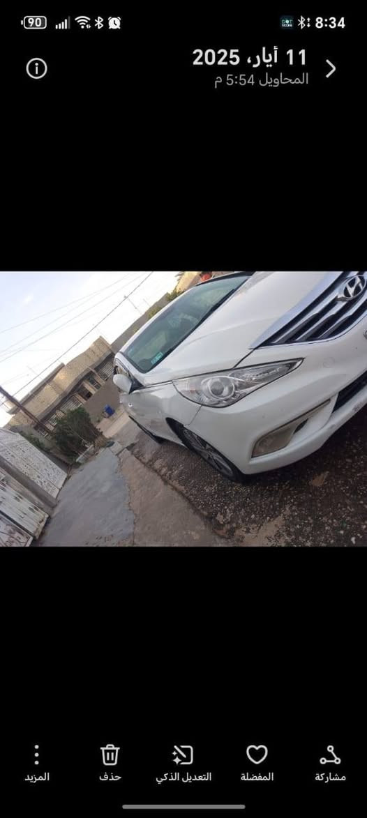 سلام عليكم سوناتا للبيع موديل2013 خليجي لون ابيض محرك2400 دوش مفتوح كير مكفول سياره بيه3قطع صبغ بنيد و جاملق و دعاميه سياره مال جناي عليه تخم تاير جديد  تبريد🥶 تدفئه كله شغال  ويل كب فراشه شاشه لمس تحكمات ستيرن رقم سياره كربلاء ب سمي سعر125وبي مجال  مكاني بابل ***********
