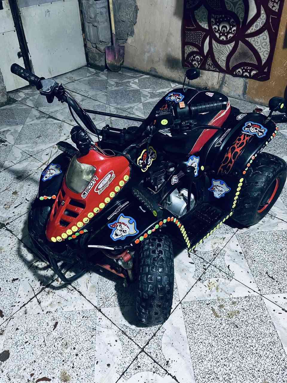 سلام عليكم دراجه بكي لبيع محرك ياباني محركها ١١٠ سيسي سرعه ١٢٠ شيل وزن من ٨٠ اله ٩٠ كيلو محرك ما مفتوح كلش شلعه شك لكاع شرط مكاتبه مو جوده جديده مالتها اب ٩ ورقات وعامل عليها سعر ٣٥٠ وبيها مجال كلش بصيط كلش مكاني بصره تنومه شط لعرب ***********واتساب فقط
