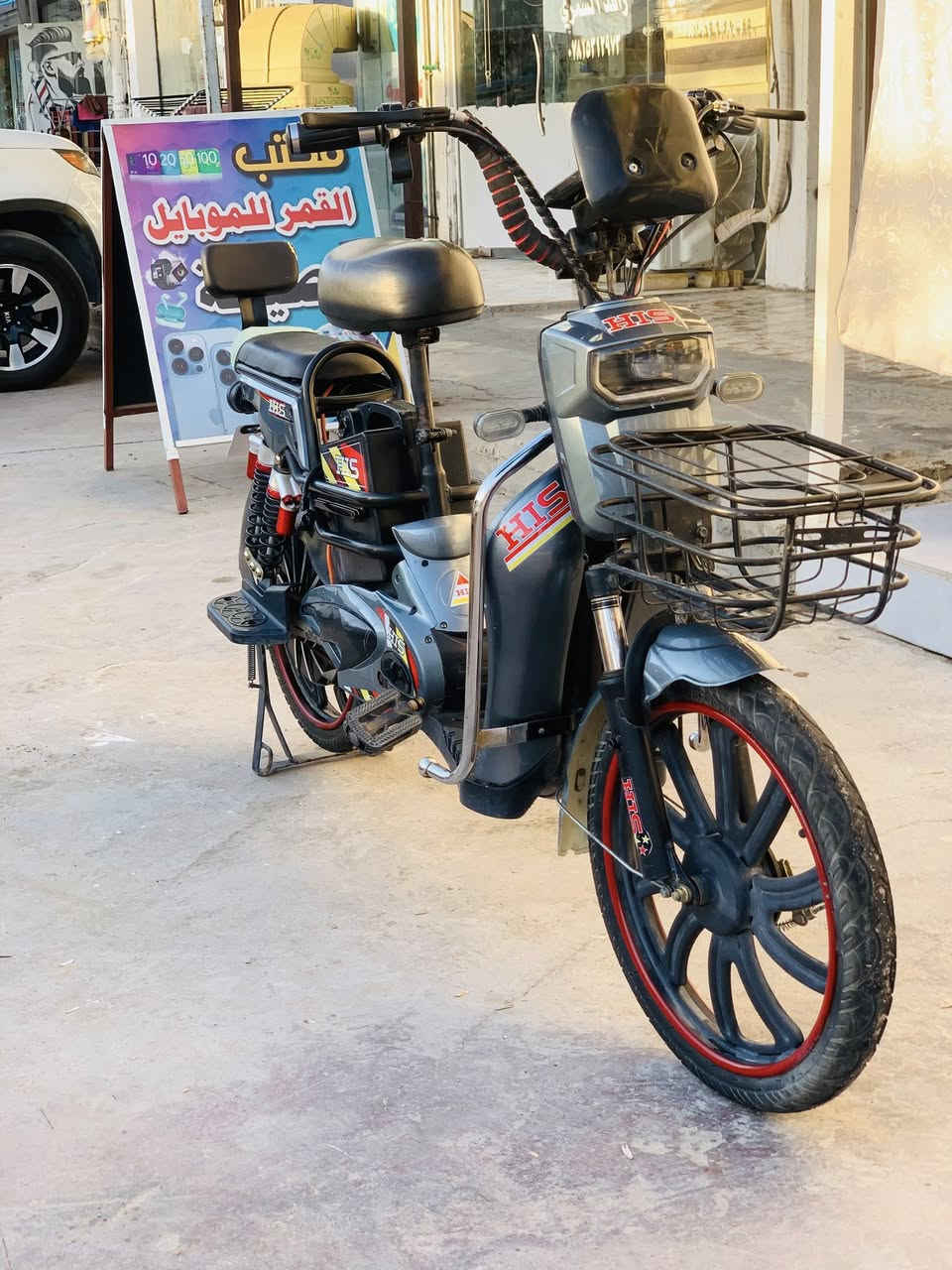 دراجه شحن نضافه مثل ما تشوف بطاريات عل فحص وأربعه كير الكهربا كله شغال ً/السعر🔓300 الرقم ***********
