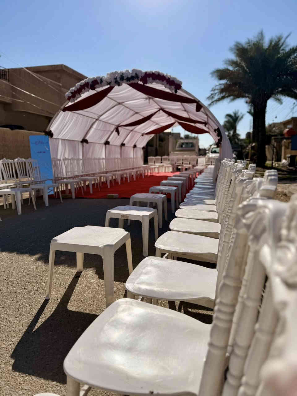 الى كل اهلي و ناسي زبائننا الغالين 

جزء كلش بسيط من اعمالنا ليوم الجمعة ٢٠٢٥/١٢/١٨

كل هذا التوفيق بوجودكم و ثقتكم العالية بختيار المحل و الشخص الصح 
لأجمل ايام العمر و الفرح التي تعم بيوتكم

كل هذا و اكثر و التصاميم حسب طلبكم الجميل 
راح تلكونة يمي اخوكم محمد احمد لتأجير كوشات الاعراس و كل ما يخص مناسباتكم 
للاستفسار ***********
***********
***********
