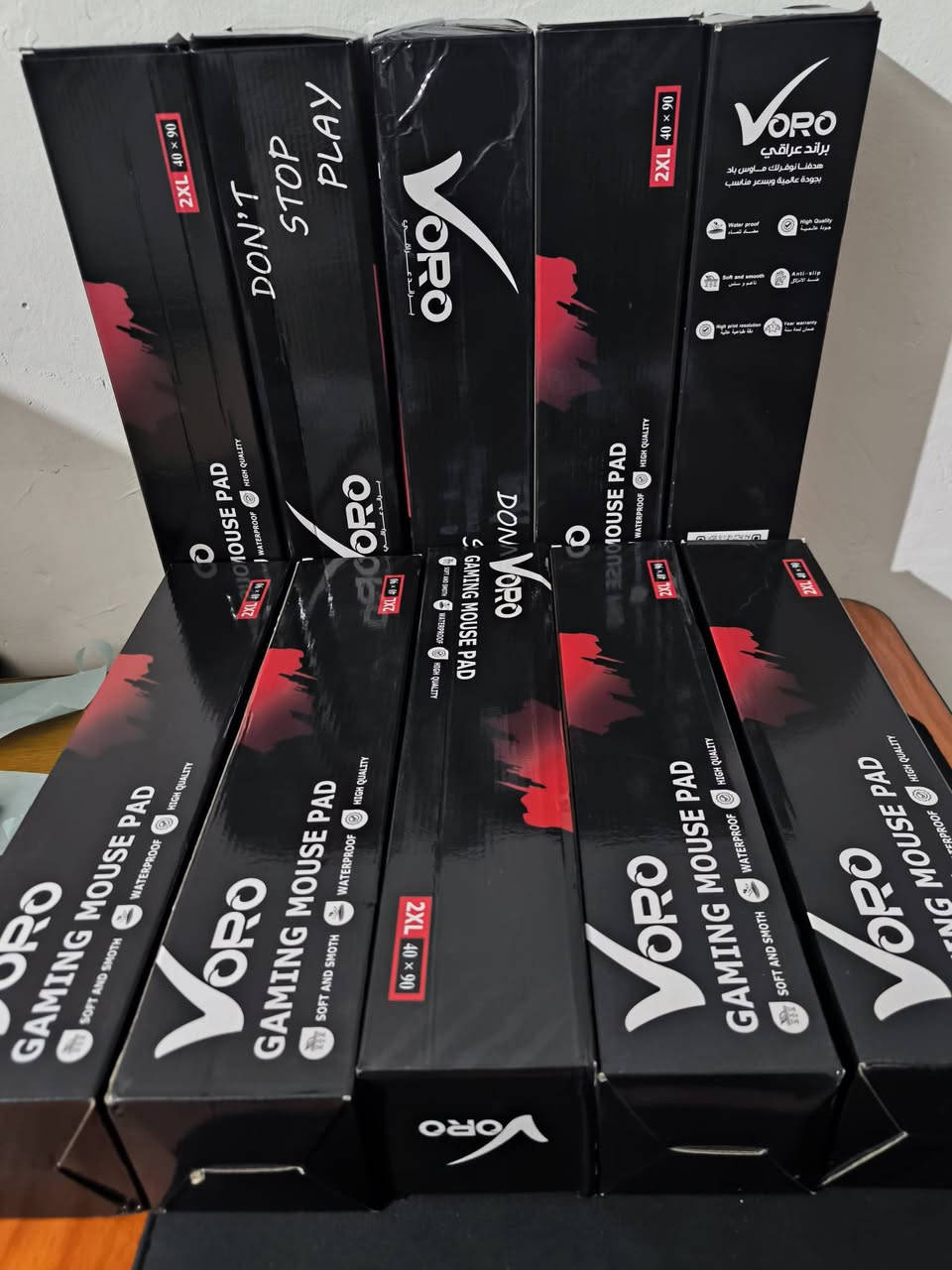 الماوس باد قياس 90*40 سنتمتر وسمك 4 ملم
مضاد للماء والسوائل وجودة عالية 
سعره 15 الف  الف 
(جديد)
مكاني بغداد الشعب توصيل موجود


**إذا كنت صاحب هذا الإعلان وتريد حذفه لأي سبب، رجاءا أرسل رسالة إلى الدعم الفني**