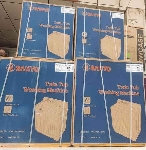 السلام عليكم متابعينا الاعزاء ورحمة الله وبركاته 
توفر لكم معارض البنين للاجهزة الكهربائية 
غسالة سانيو طراز حوضين 
غسل + تنشيف متوفرة بحجم 
13 ك
11ك

يتوفر بيع بالتقسيط المريح ⭐⭐ لموظفين شركة نفط ميسان 🌹🌹🌹🌹🌹 ويتم الاستقطاع عبر (تايم شيت/ظرف راتب فقط)
                   💥💥وبدون مقدم💥💥
...........................................................

يتوفر بيع بالتقسيط المريح 💥💥💥💥💥
لكافة الموظفين والمتقاعدين في محافظة ميسان 
من حاملين بطاقه مصرف الرافدين حصرا 
بدون كفيل 🌟🌟
بدون مقدم 💥💥
لطلب او الاستفسار يرجى الاتصال على الارقام التالية 
***********📱📱
***********📱📱
او مراسلتنا عبر الخاص 🌹🌹🌹🌹🌹🌹
العنوان /ميسان العمارة/ بداية شارع بغداد 

توجد خدمة توصيل 🛻 داخل مركز المحافظه والدفع بعد الاستلام 🌹🌹🌹🌹🌹
