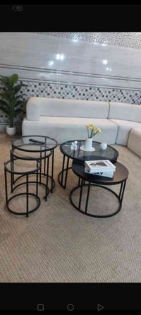 طاولات جانبية • طاولة وسطية • توصيل