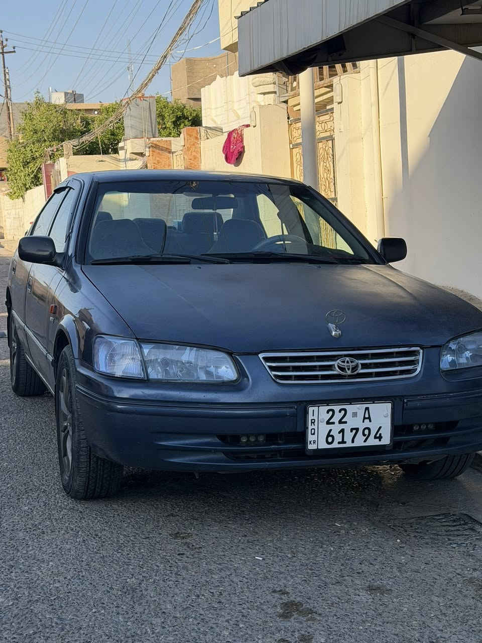 السلام عليكم 
للبيع كامري 2002 
محرك 2200 ابو الكف
تدفئه تبريد شغال
حداديه نظيفه 
صدر بحاله جيده 
سعر قفل 68 $
مكان السيارة صلاح الدين قضاء بلد
للأستفسار اتصل
***********
