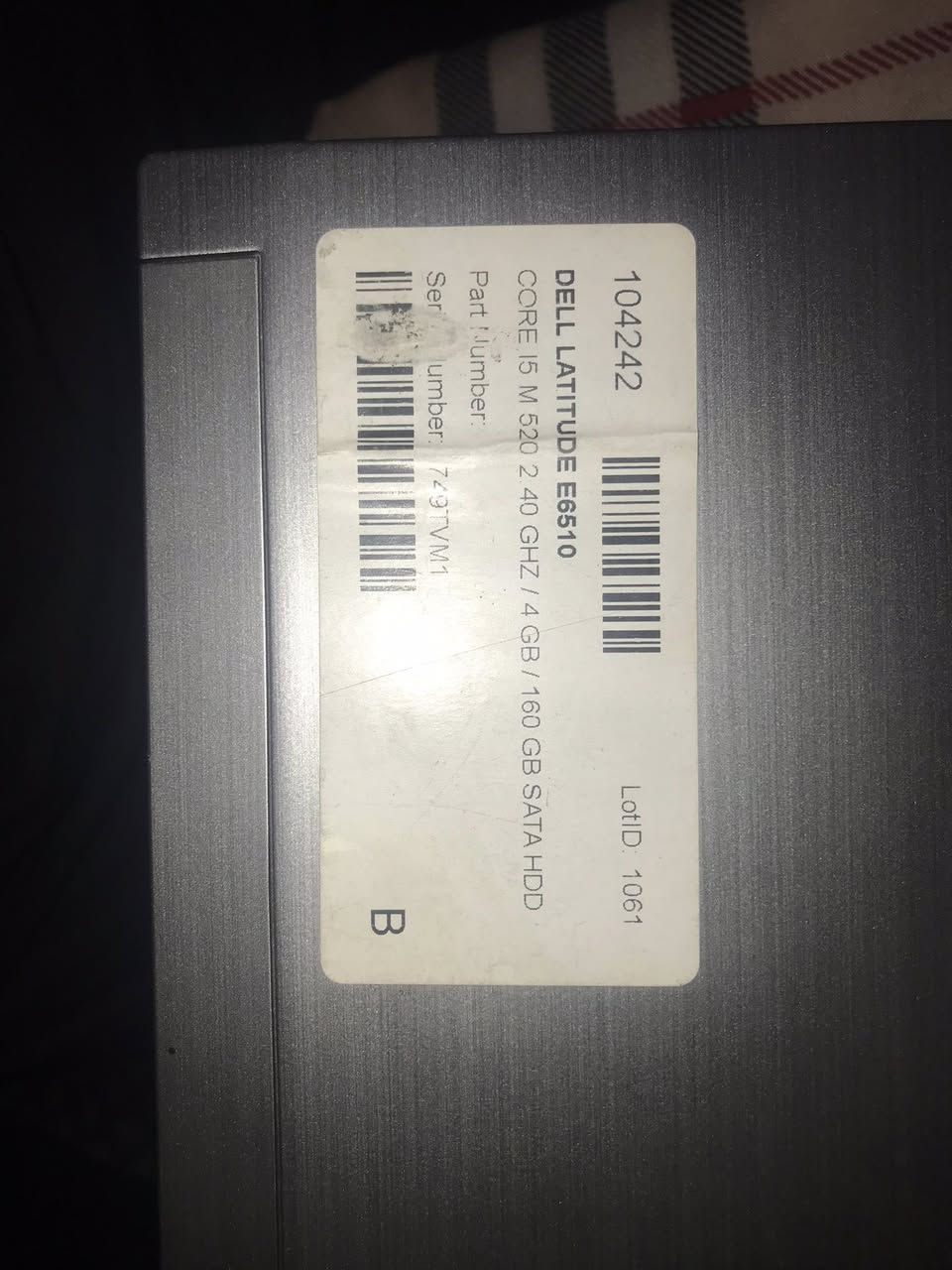 السلام عليكم حاسبه للبيع (DELL) المكان بابل السعر خاص


**إذا كنت صاحب هذا الإعلان وتريد حذفه لأي سبب، رجاءا أرسل رسالة إلى الدعم الفني**