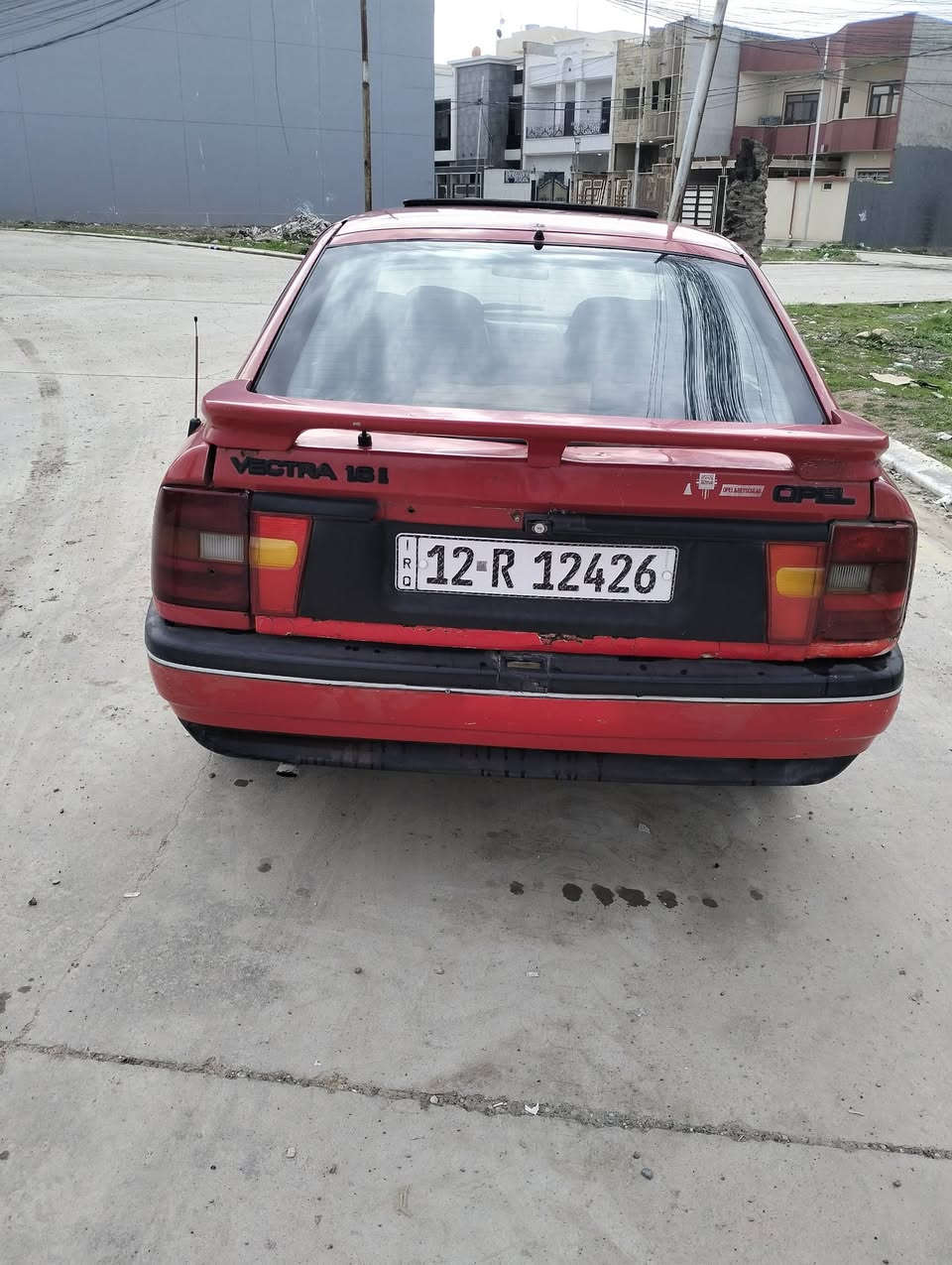 للبيع السعر 34
أوبل فكترا موديل 91 رقم نينوى انكليزي حجم 16 شرط الوكاله والتحويل الشرعي يبيعك مباشر محرك وكير شرط 
صبغ دوائر ودوسات وبيها ضربه بسيط من خلف 
استفسار اتصل ***********    موقع حي التعليم
