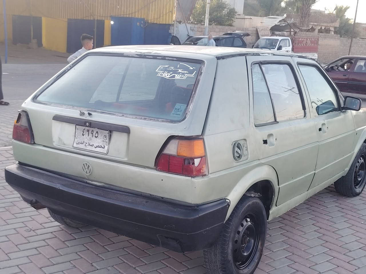 كولف موديل 1989 محرك كير حلوات تايرات شرط تحويل ثاني يوم
السعر 10 وبية مجال ترهم مراوس حسب القناعة 
 مكان السيارة بيجي الاتصال
 على الرقم ***********
