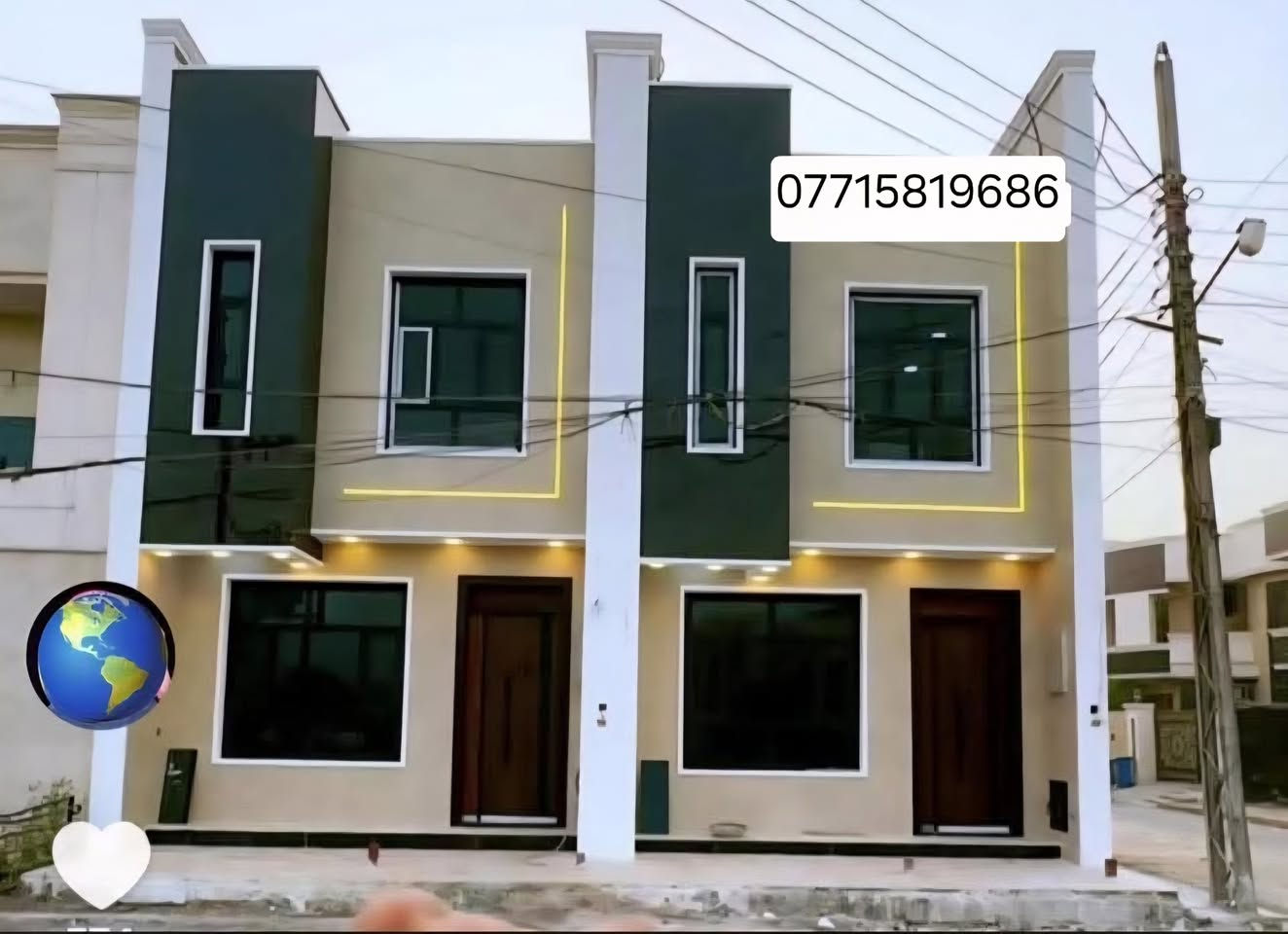 للبيع  50 متر واجهه 5 نزال 20
بناء حديث 2026 تسليم مفتاح
طابقين ونص 3 غرف و 2 حمام
حي الجهاد ديوان المخابرات
خلف شارع 60 
***********
***********
