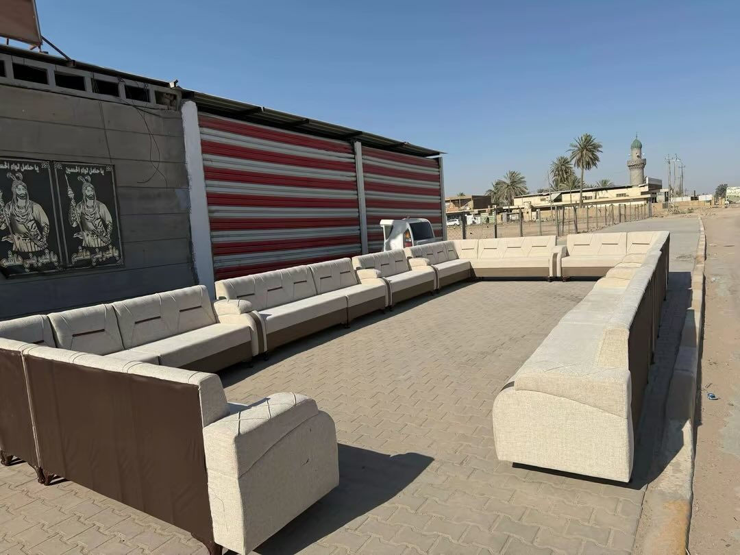 سلام عليكم 

متوفر ديوان ٤٠ نفر ٢٦ متر جديد تسكام ضمان سنتين بالشغل ب مليون و٦٥٠ الف وبس مجال بسيط 

العنوان بابل طريق حله ديوانية قرب محطة اسد بابل معرض الميار عمود 103
***********

#العراق بابل 
#معرض الميار

