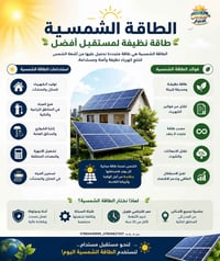 شمس الأنبار • استثمار شمسي • توفير الكهرباء