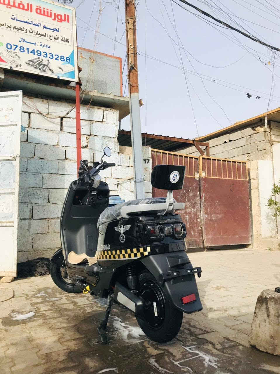 سلام عليكم
دراجه BAGHDAD 

ملف 2000

ست بطاريات 

سرعه 75

نضام بارك🅿️

4 نمر سرعه

نضام بك

شاحن تلفون🔌

موديل 2026

​السعر: 700 وبيها مجال 
  
العنوان : بغداد الدوره 

​📞 للتواصل والاستفسار: ***********
