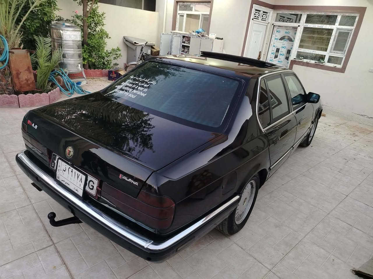 ٧٤٠ اصل بليته 
٤ جام كهربا 
سلايد طكتين 
بصمه تشغيل عن بعد كهربائيته سياره كله شغال
صدر امامي خلفي جديد 
تخم تاير ويل جديد 
مصبوغه فرن  جماليه جديد بدون ضربه تبريده شغال تحويل مباشر
ملاحضه مكينه بي خيط بخار
مكان سياره ديالى خانقين
رقم موبايل
***********
السعر 40 بي مجال حك جيه

