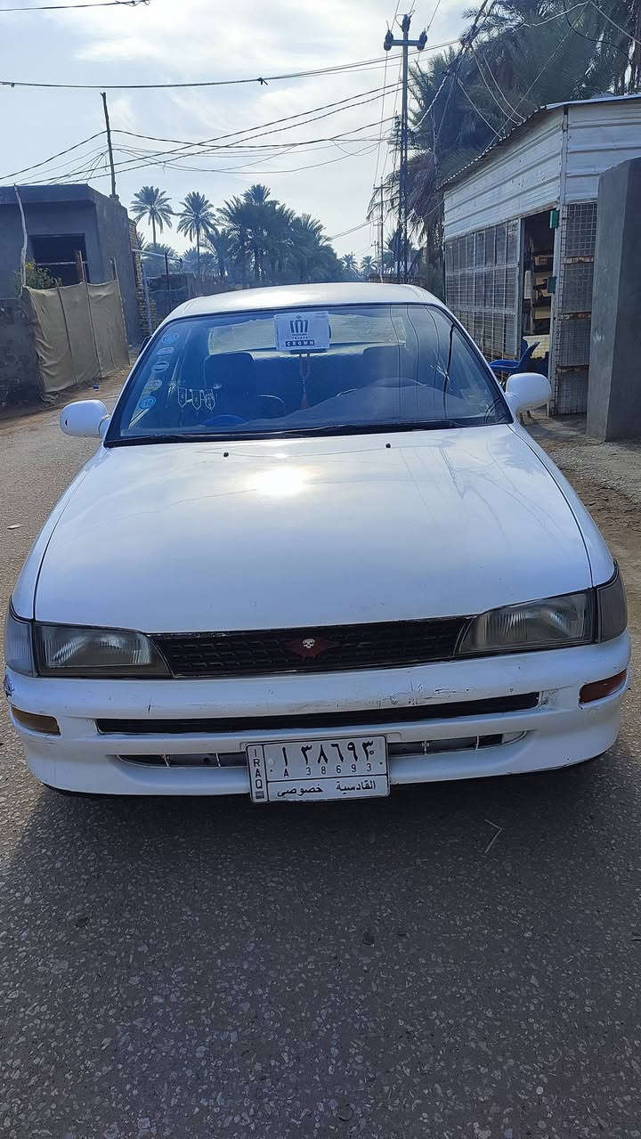 سياره للبيع كورلا موديل 94
سياره حلوه مال جناي 
سعر 49
وبيه مجال قليل نجف جسر ام عباسيات
***********
