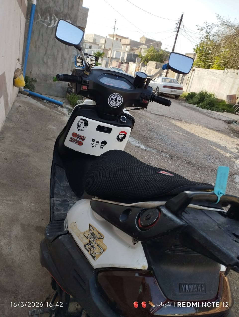 السلام عليكم دراجه فراشه للبيع 
مكاني جلولاء 
تشغيل عن بعد كهربائيات كلهة شغاله 
كامل مابي اي نقص
***********
