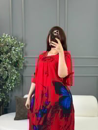 دشداشة نسائي • كشمير سيلين • فري سايز لحد ٩٠ كيلو