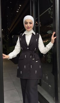 سوت قطعتين • مبطن ستن • مقاسات ٣٨-٤٨