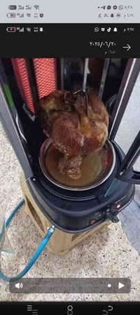 شواية عمودين غازية • صناعة ألمانية • استعمال قليل