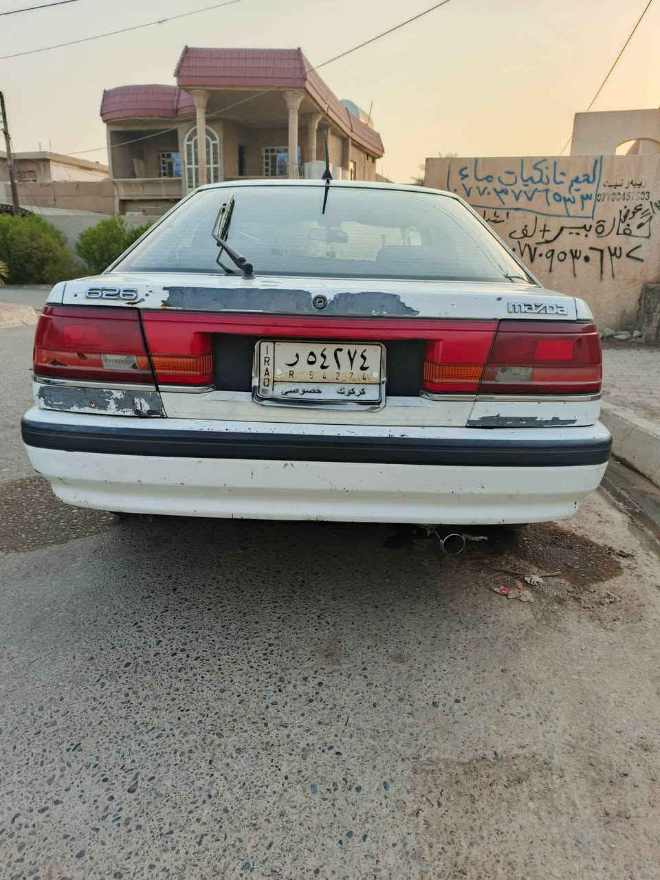 سلام عليكم 
مازدا للبيع موديل 1990 بدون تبريد 
 626 سياره مابيه شي غير خيط بخار قليل  8بخ  للاستفسار اكثر اتصل عل رقم *********** كركوك, العراق
