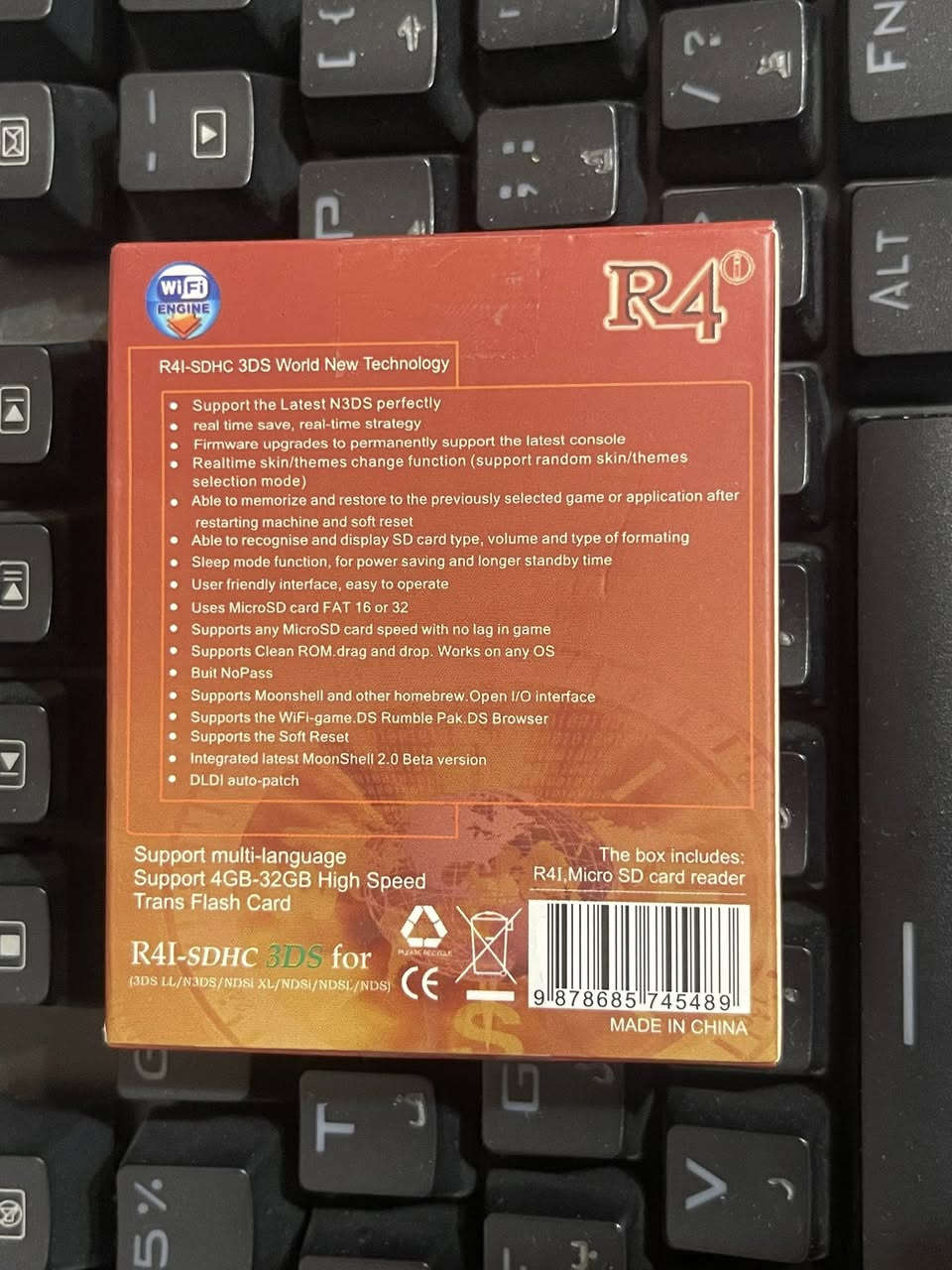 من رخصة الادمنية
قطعة تعديل لاجهزة النيتندو
موديل (R4)
تجي من الشركة بدون رام
انت تخلي اله رام (Micro)
تشتغل على الموديلات 
3DSLL - N3DS - NDSi XL - NDSi - NDSL - NDS
السعر 15 الف شامل التوصيل


**إذا كنت صاحب هذا الإعلان وتريد حذفه لأي سبب، رجاءا أرسل رسالة إلى الدعم الفني**