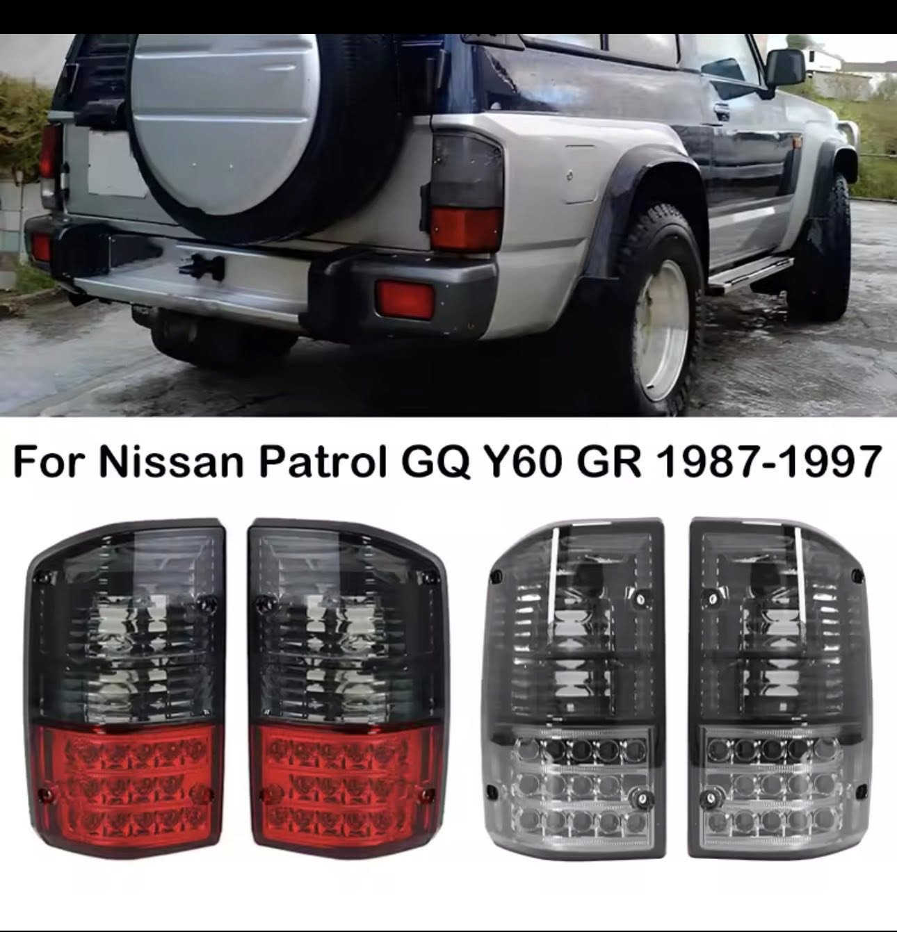 Nissan patrol 1987-1997
٣ قطعة بك لايت 
٨٠ الف


**إذا كنت صاحب هذا الإعلان وتريد حذفه لأي سبب، رجاءا أرسل رسالة إلى الدعم الفني**