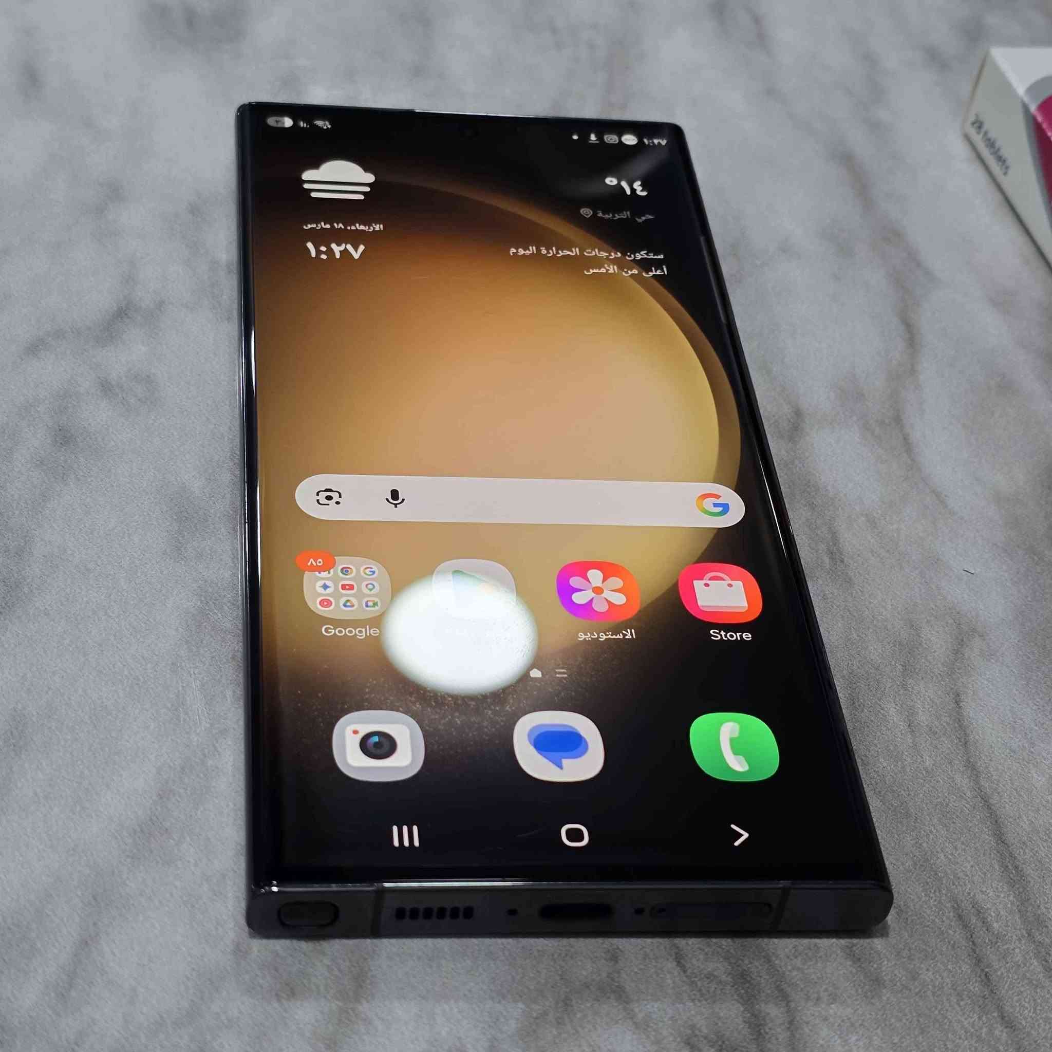 s 23 ultra شرق اوسط
Hard 512 gb
Ram 12 gb
دبل شريحة 
فقط هذا الكسر بالظهر 
السعر 725 وبيه مجال بسيط حك الجية 
عنواني بغداد البنوك 
*********** بغداد, العراق
