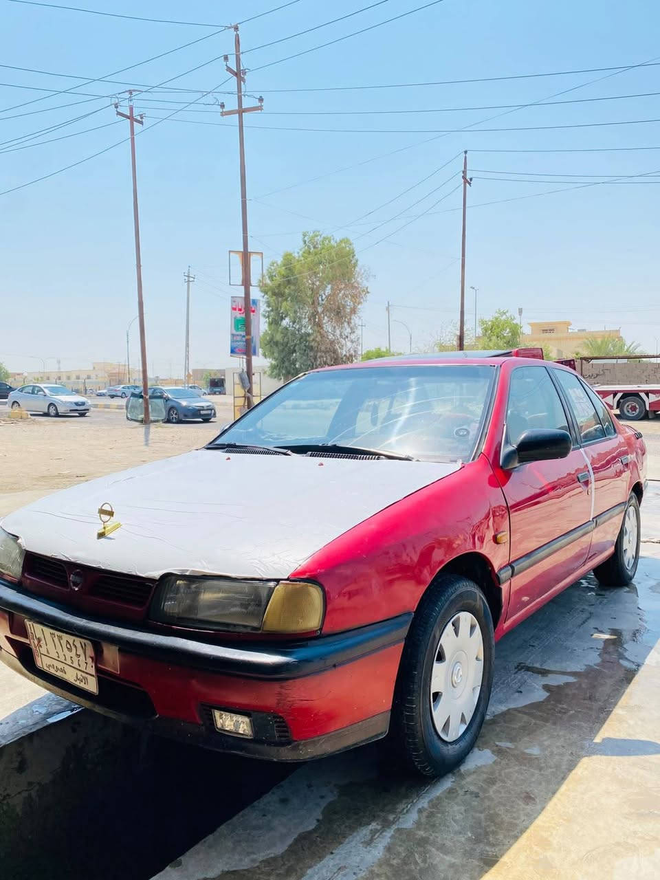 نيسان برايمرا موديل 1992 .
رقم الأنبار ألماني ، مشروع وطني ، شرط التحويل .
إنتهاء السنوية للــ2029 .
مصبوغة للجمالية فقط .
كهربائيات كلها شغالة .
صدر أمامي وخلفي جديد .
تخم تايرات جديد .
مكان السيارة : تكريت .
السعر 30 وبيها مجال .
للاستفسار الاتصال: ***********
