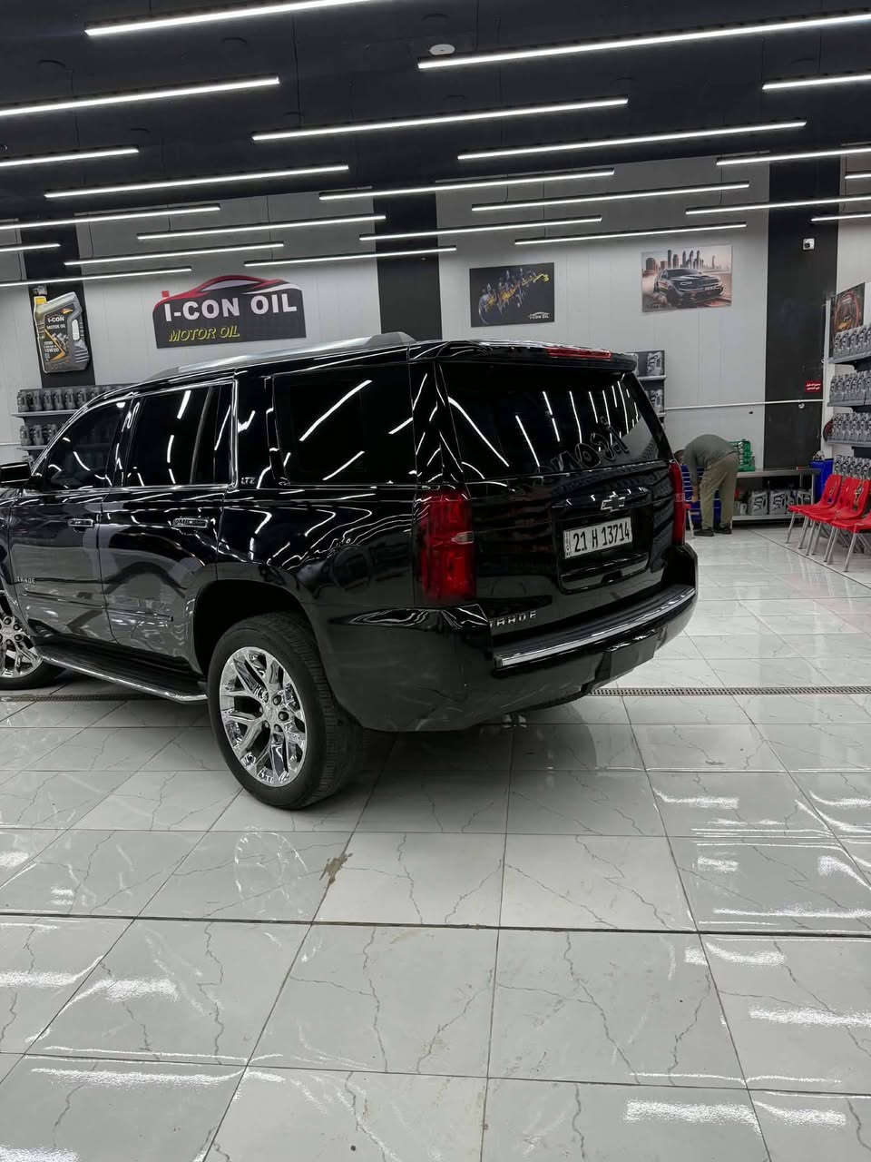 تاهو موديل 15 جديده اعلى شي LTZ خليجي فول مواصفات قاصه داخل قرميطي كشنات تبريد تدفئه كهرباء جنطه شفط شاشه بل القماره سستم سماعات علامه ضوء القمر رقم سليمانيه بسمي وهوايه مواصفات بيه بعد ماشيه 200 والسياره جديده بيه جوه قبق البانزين شبر صبغ اني مسويه عندي صوره وشبر بارد الجاملق  الخلفي مكاني الانبار السعر 320 وبيه مجال بصيط نفس نضافته ومواصفات ماكو هيج سعر ***********
