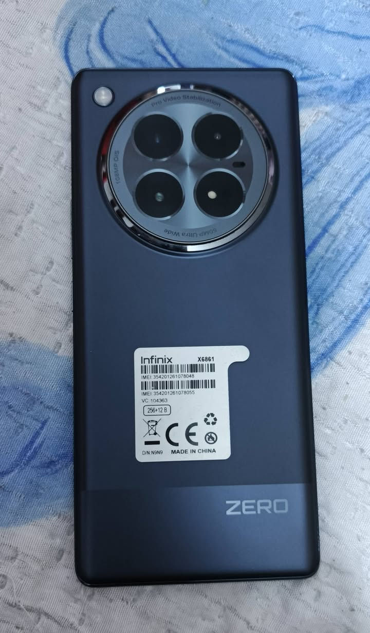 السلام عليك
انفنكس زيرو 40...نسخة 5G
 (وليس 4 جي) 
infinix Zero 40 5G
استعمال اسبوع فقط.جهاز بحالة الجديد ما يفرق عن الجديد 
السعر 275 
. ذاكرة 💾تخزين 256 و عشوائية 12GB
مواصفات :
. حجم بطارية🔋 5000mAh و شحن سريع بقوة 45w
. كاميرا 📸بدقة 108 ميكابكسل
. معالج Dimensity 8200 Ultimate⚙️
. شاشة📱بحجم 6.78 انج تردد 144Hz📲
مواصفات عديدة اخرى

بغداد مدينة الصدر
***********
