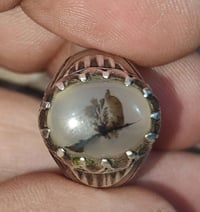 خاتم عقيق شجري • قياس ١٥ • بغداد